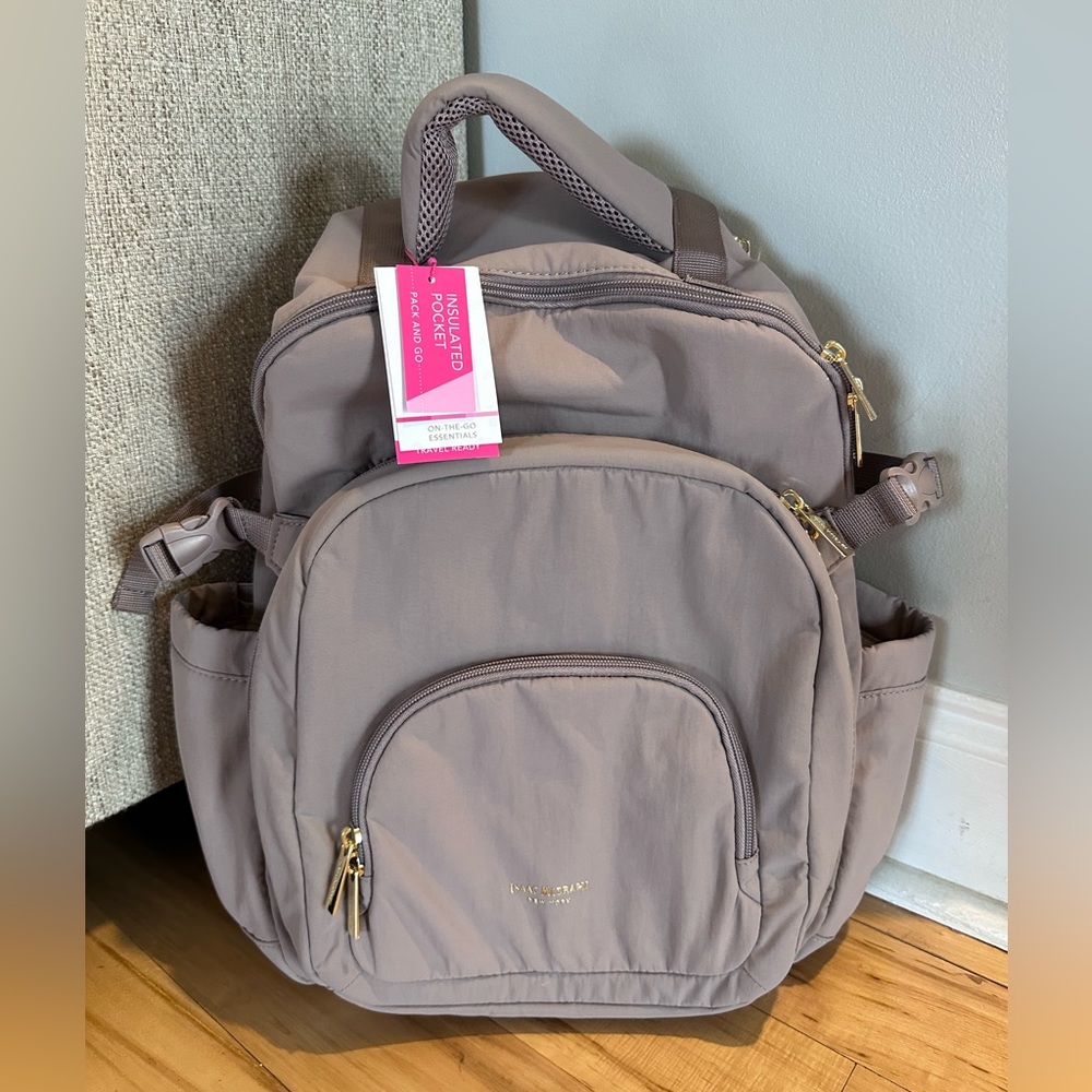 Viral Isaac Mizrahi mauve backpack
